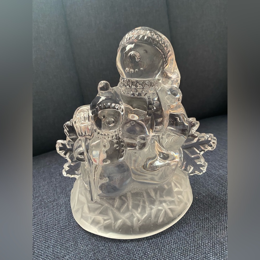 Gorgeous lead crystal snowman